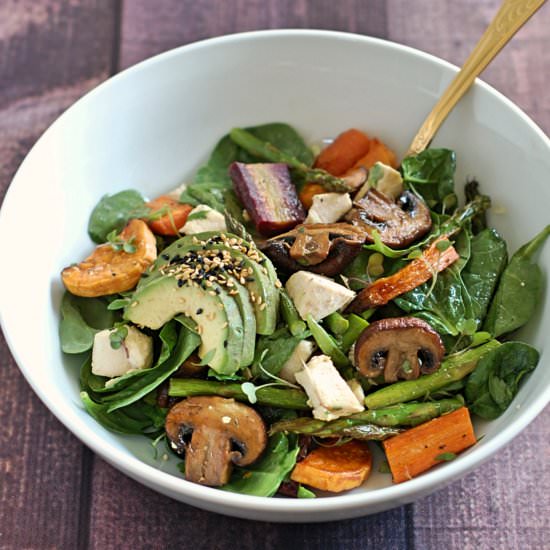 Roasted Chicken & Veggie Salad