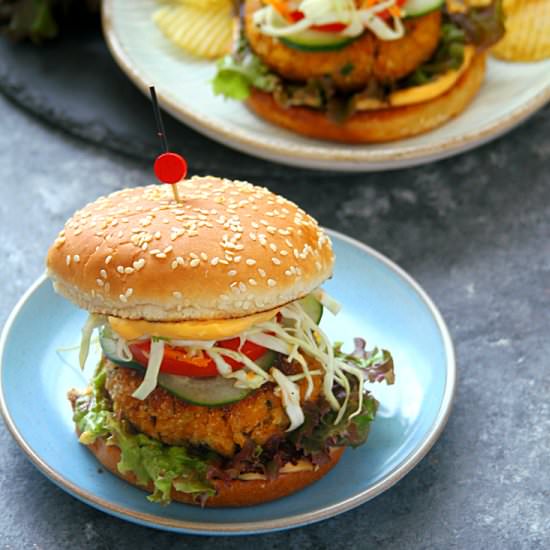 SPICY THAI TUNA BURGERS