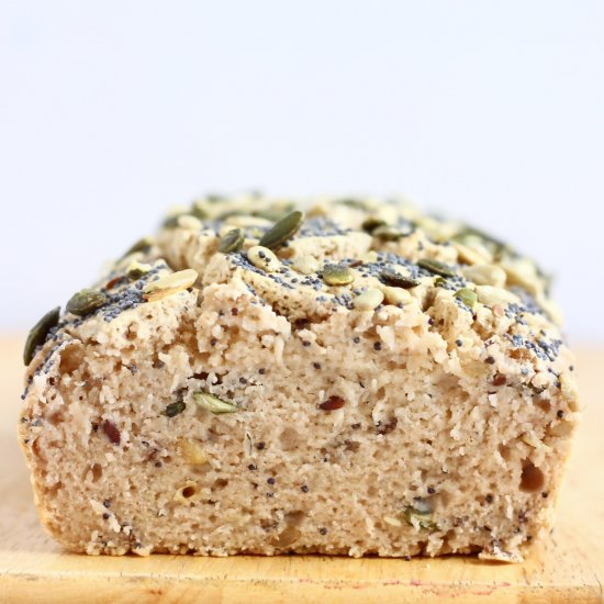 Gluten-Free Vegan Seeded Bread