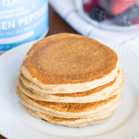 Whole Wheat Protein Pancakes