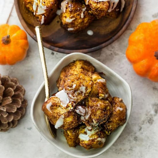 Slow Cooker Pumpkin Monkey Bread