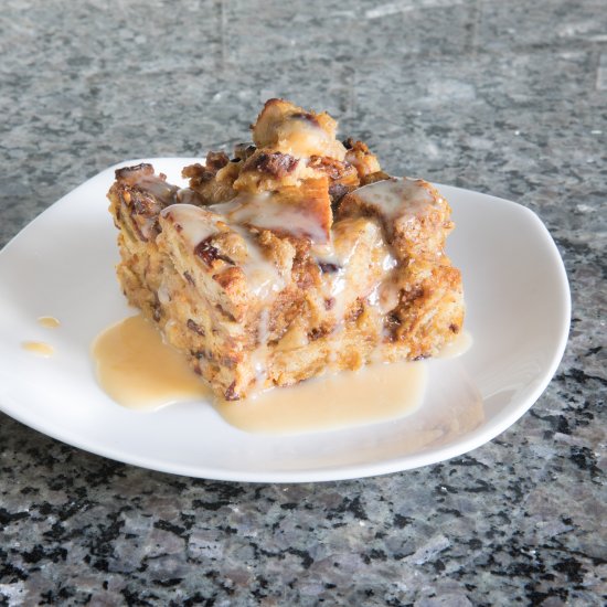 Orange Cranberry Bread Pudding