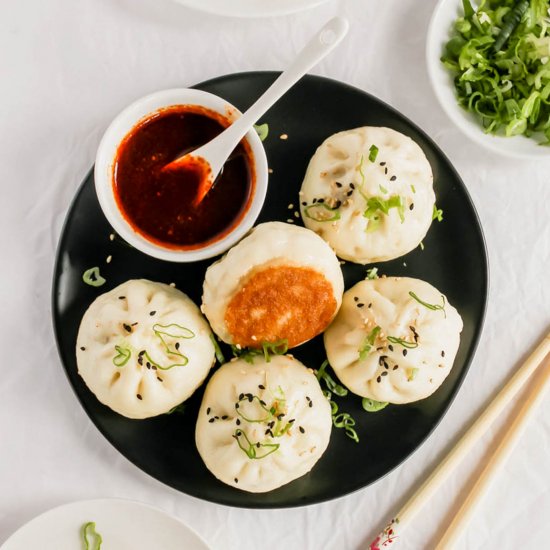 Sheng Jian Bao/Pan-Fried Pork Buns