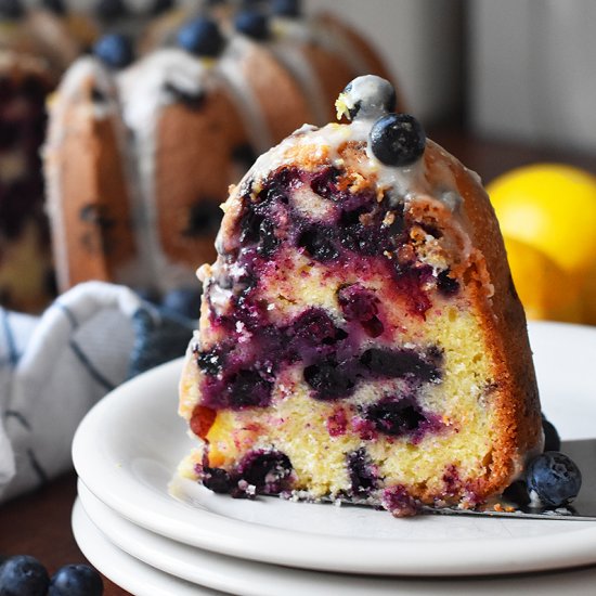 Lemon Blueberry Bundt Cake