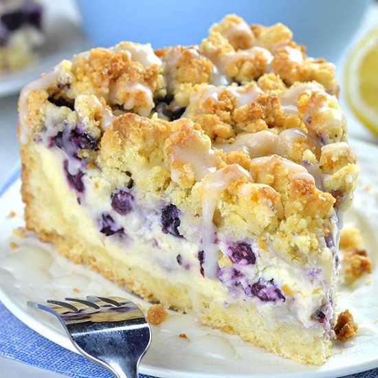 Blueberry Cheesecake Crumb Cake