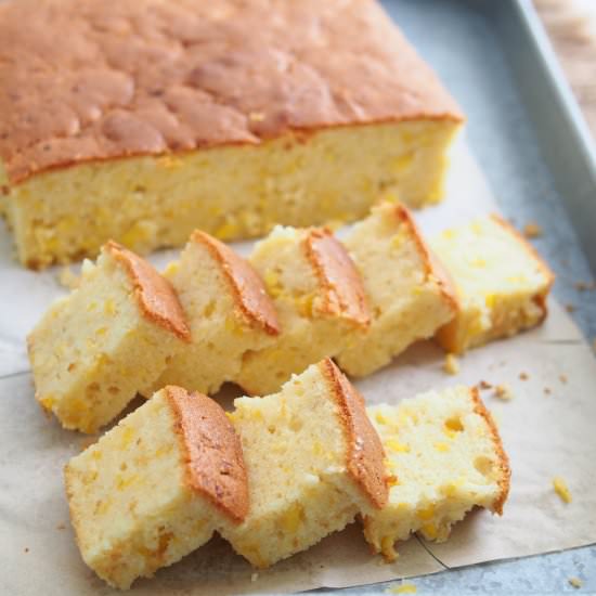 Sweet Corn Butter Cake