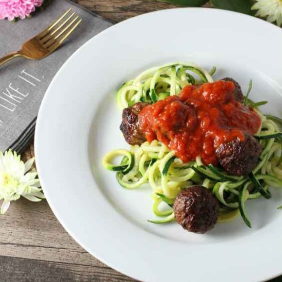 Keto Lamb Meatball Meal Prep