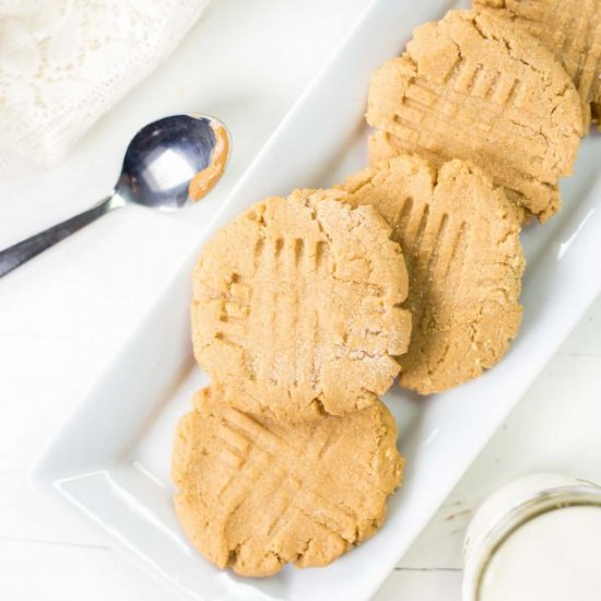 Healthy peanut butter cookies