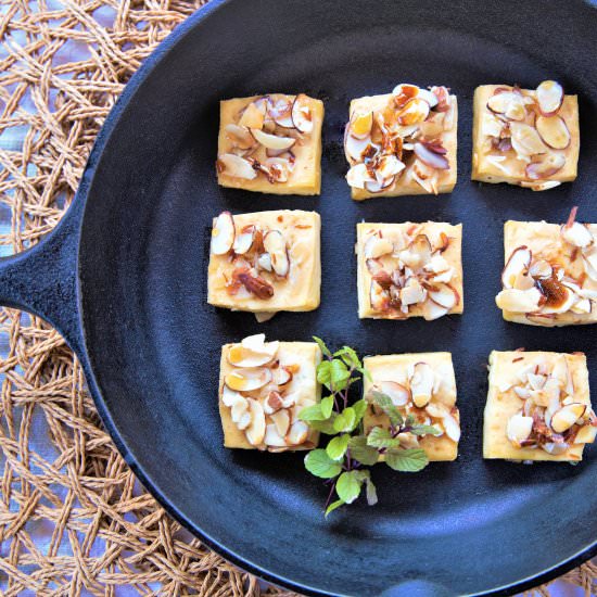 Maple Almond Encrusted Tofu