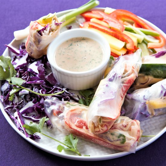 Rainbow Spring Rolls