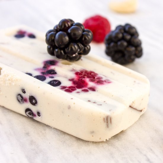 Vegan cashew popsicles