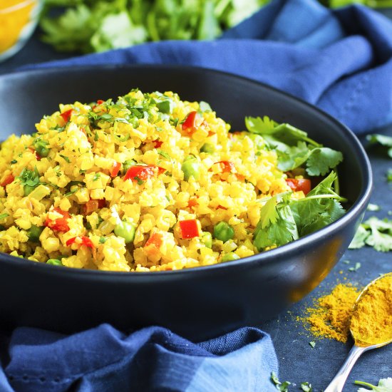 Curry Cauliflower Rice