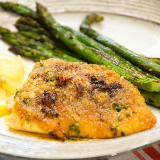 Baked Red Snapper with Garlic