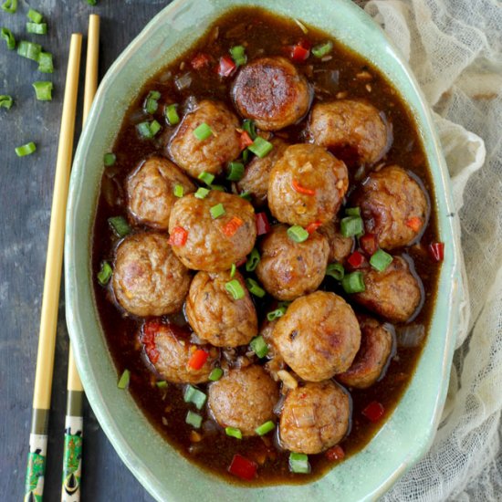 Asian Chicken Meatballs