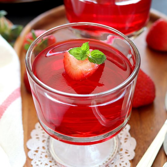 Homemade Vegan Strawberry Jelly