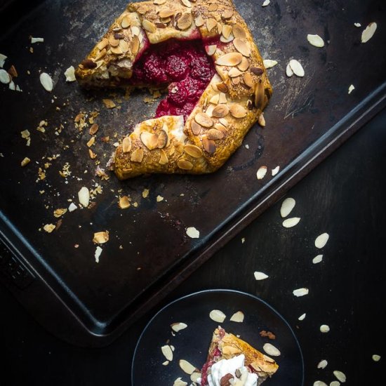 Almond Raspberry Galette