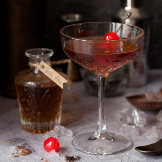 Tonka Bean Manhattan Cocktail