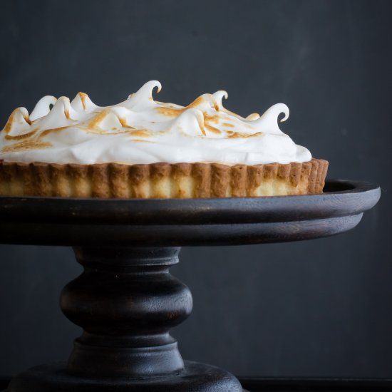 Blood Orange Meringue Tart