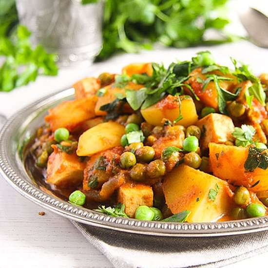 Vegan Potato Curry with Tofu