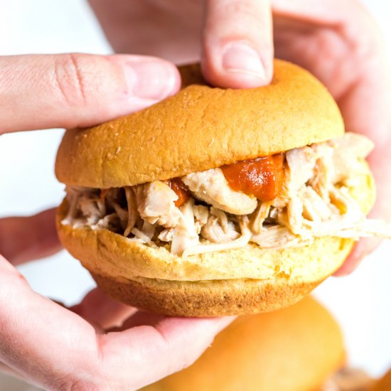 Tender Slow Cooker Shredded Chicken