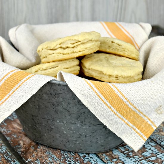 Homemade Buttery Flaky Biscuits