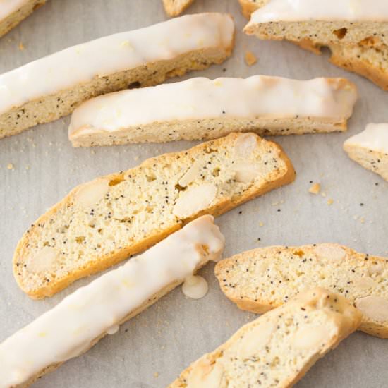 Lemon Almond Biscotti