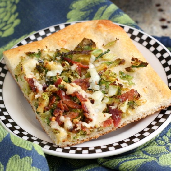 Brussels Sprouts & Bacon Pizza