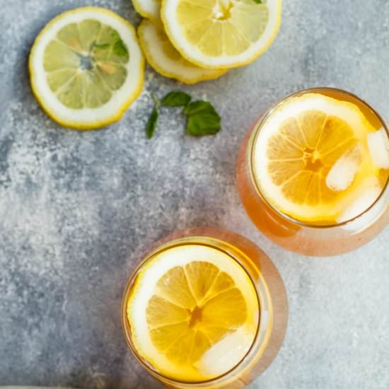 Ginger Lemon Iced Tea