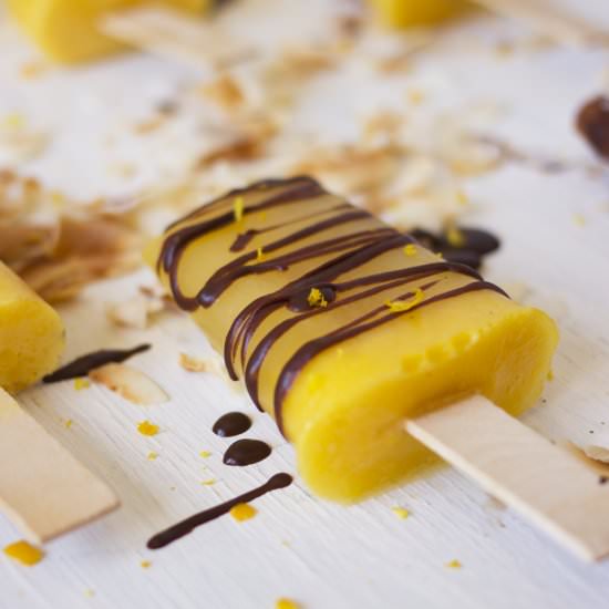 Pineapple and Ginger Popsicles