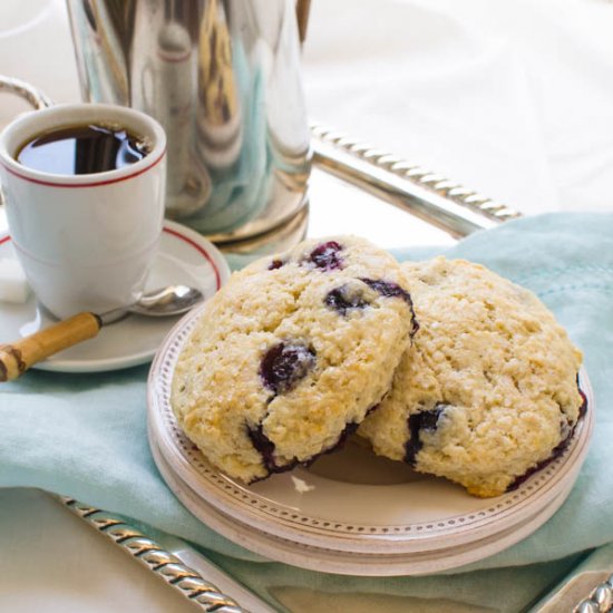 Blueberry Cream Cheese Scones