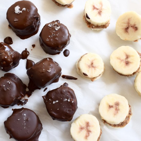 Chocolate Banana & Nut Butter Bites