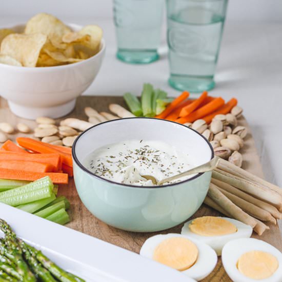 Lemon & Herbs Whipped Feta Dip