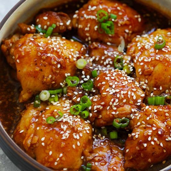 Instant Pot Honey Sesame Chicken