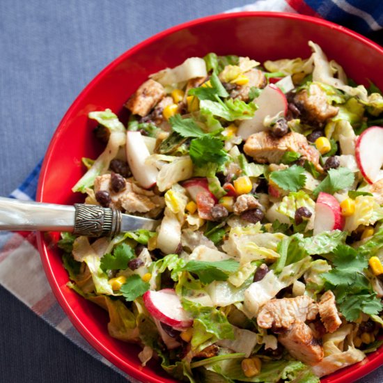 Mexican Chicken and Bean Salad