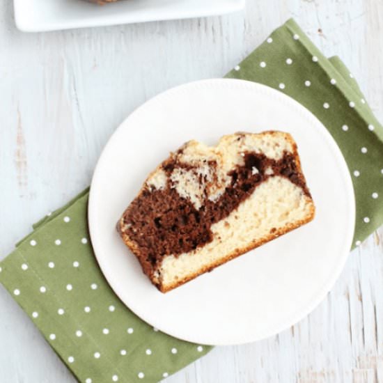 Chocolate Marble Loaf Cake