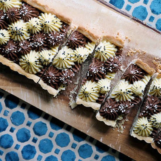 Chocolate Tahini Tart