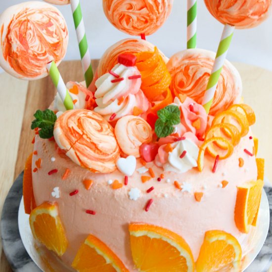 Orange creamsicle cake recipe