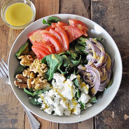 Spinach & Goat Cheese Salad