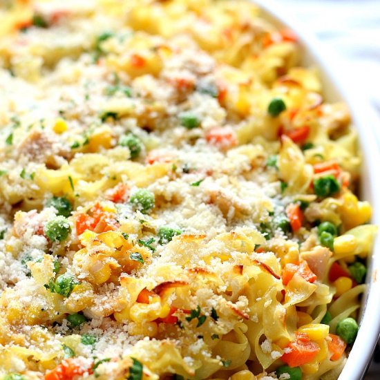 Healthy Tuna Noodle Casserole