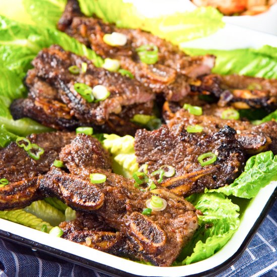 LA Galbi (Korean Style BBQ Beef)