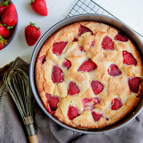 Strawberry French Cake