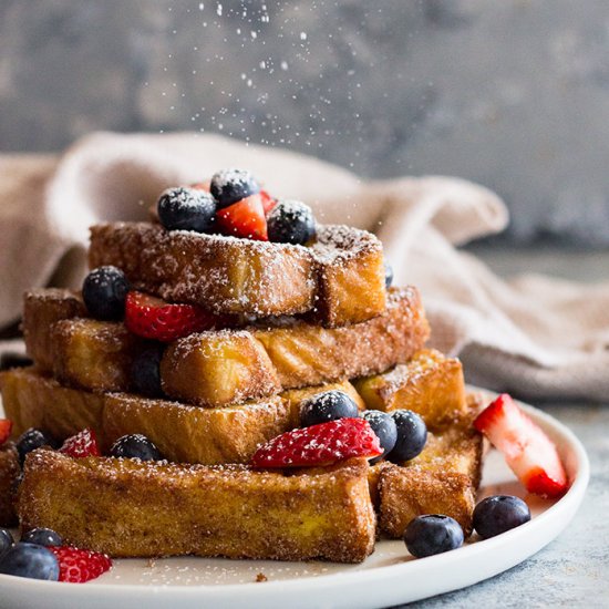 Cinnamon Sugar French Toast Sticks