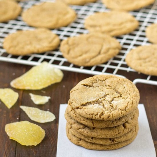 Double Ginger Cookies