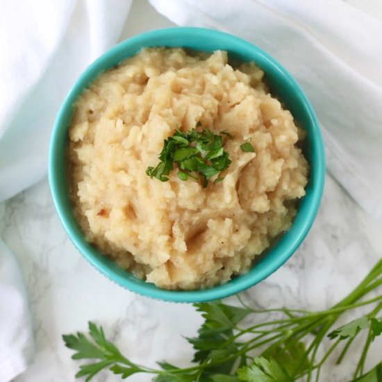 Healthy Mashed Celery Root