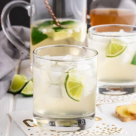 Rum and Ginger with a Twist of Lime