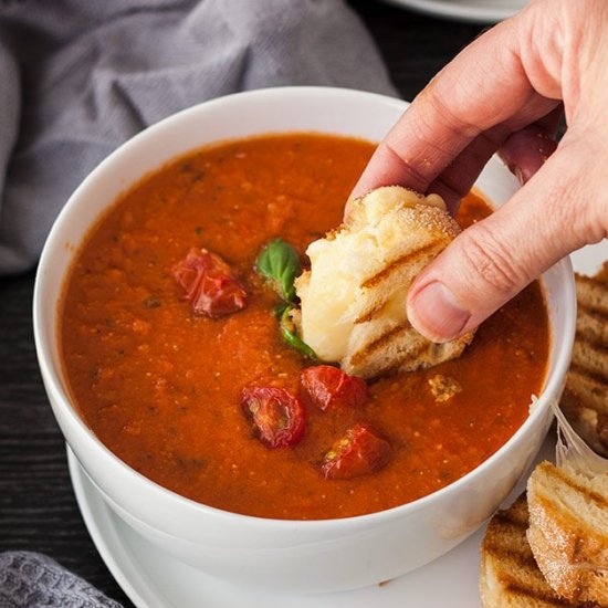 Grilled Cheese and Tomato Soup