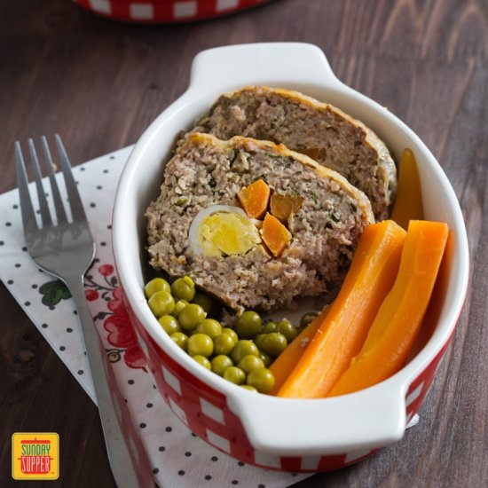 Stuffed Beef Roll Meal Prep Dinner