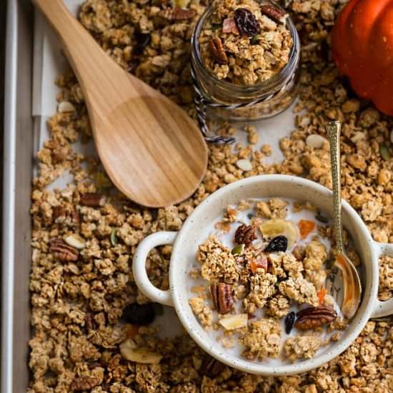 Pumpkin Granola Clusters