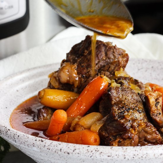 Instant Pot Braised Beef Short Ribs