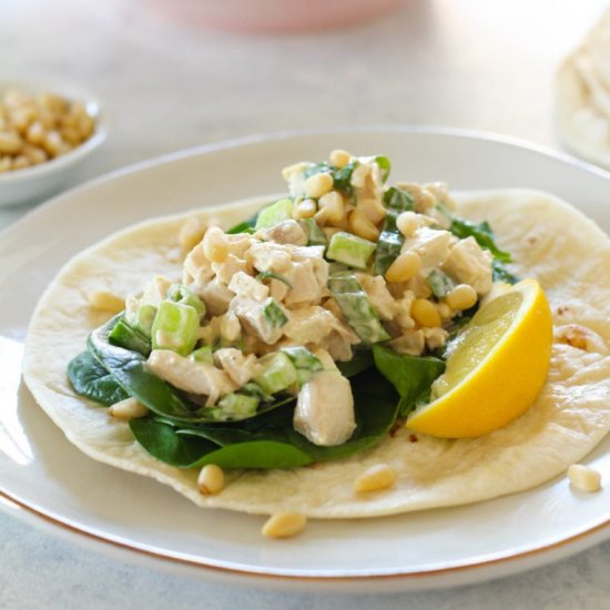 Dijon Basil Chicken Salad